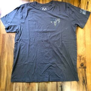 Buck Wear Men’s XL freedom faith patriotic gray shirt